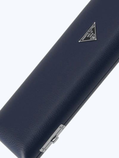 Blue leather case